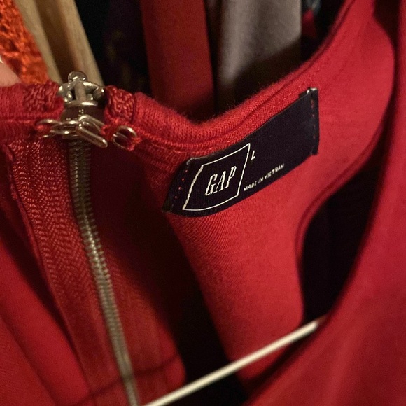 EUC Gap sleeveless red dress, L - Picture 5 of 8